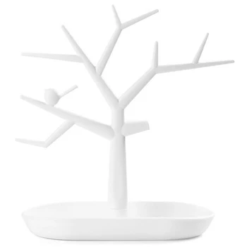 

Plastic Bird Tree Jewelry Display Tray Holder Ring Necklace Jewelry Display Organizer Rack Stand