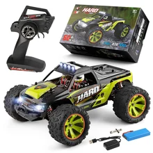 Wltoys – voiture de course télécommandée, modèle RTR, 50 km/h, 1:14, 144002 Ghz, véhicule en alliage métallique 4WD, cadeaux pour enfants, 2.4 