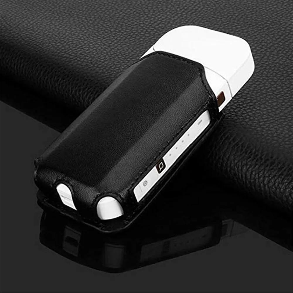 JINXINGCHENG Чехол-книжка из углеродного волокна для IQOS 2,4 Plus сумка Аксессуары для IQOS чехол на молнии с отделением для карт черный синий