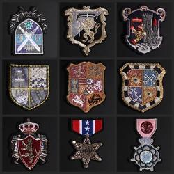Commemorative medal icon Embroidered Clothing Patches DIY Clothes Patchwork patches Coat trousers bags decoration Stickers