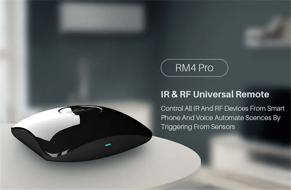 Broadlink RM4 Pro,WiFi IR RF Universal Intelligent Remote Controller, work with Alexa Google Home,Upgraded Rm Pro,IOS Android