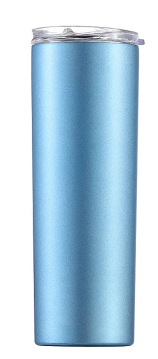 Заводская цена 20 унций Рождественский тонкий тумблер с крышками соломинкой