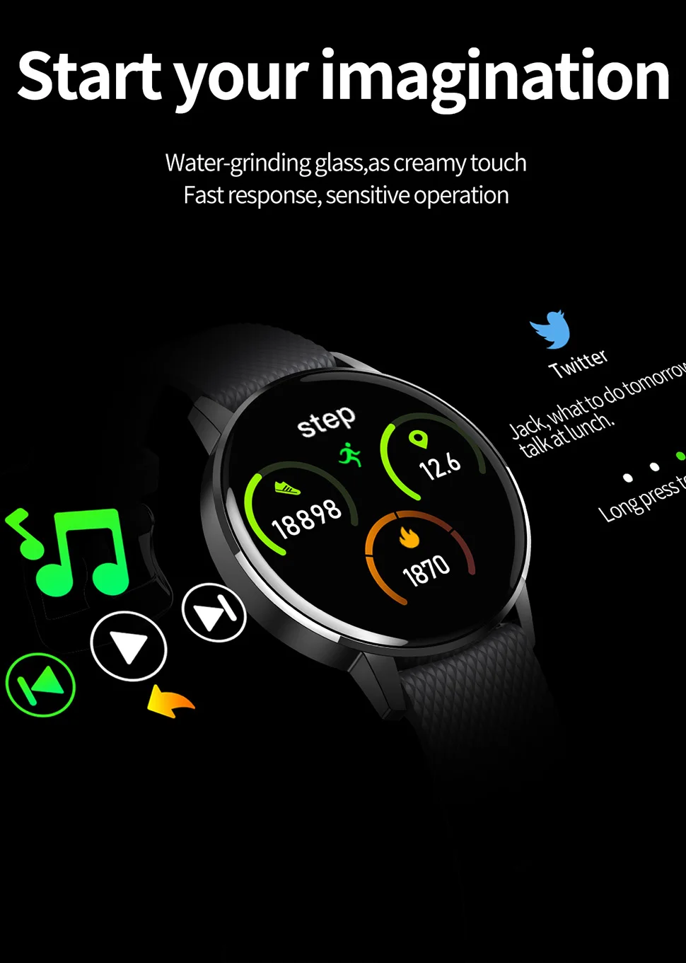 Hamswan T4 Смарт-часы браслет с монитором сердечного ритма кровяное давление водонепроницаемый IP68 спортивный трекер Smartwatch для мужчин и женщин
