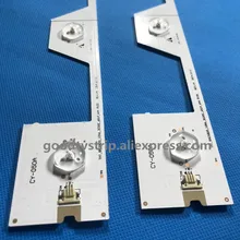 10 шт. светодиодный Подсветка ленты 5 лампы для dvb T C L L55E5800A-UD D55A561U B55A658U 55E5800 B55A858U бар света 4C-LB5505-HR3 55HR330M05A1