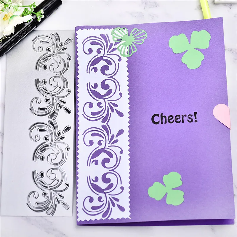 

Eastshape Dies Frame Edge Metal Cutting Dies Paper Craft for Scrapbooking Card Album Embossing Diecut Template 2019 New