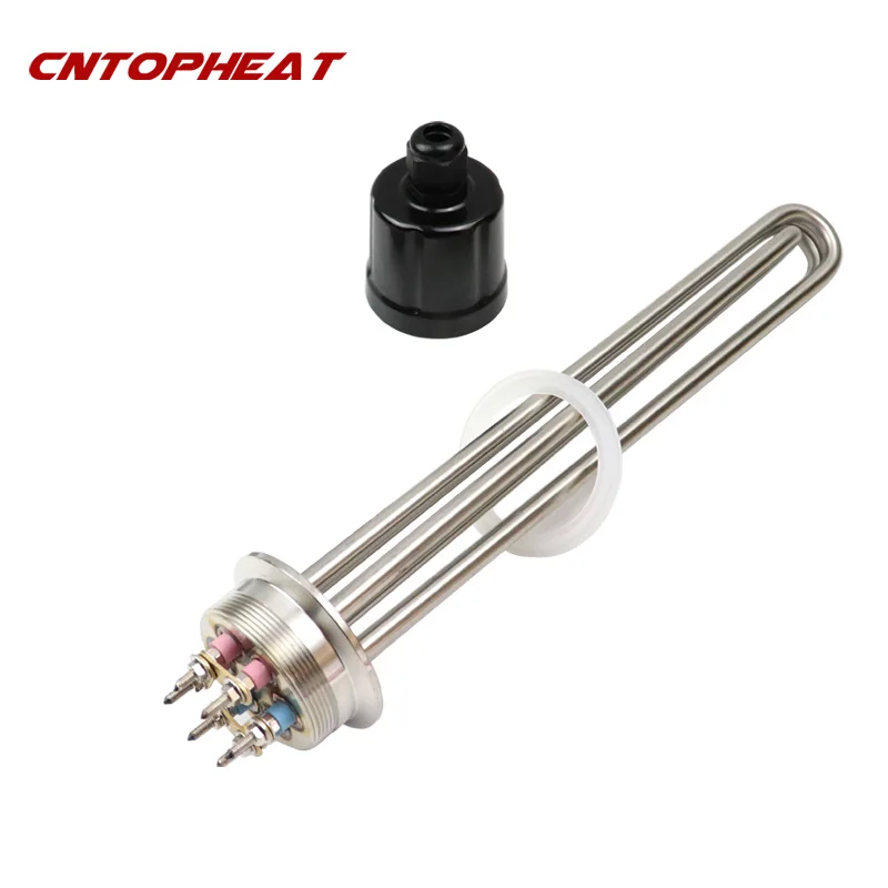 

220V/380V 3750W 2"Tri Clamp SUS304 Electrical Immersion Tubular Brewing Heating Element