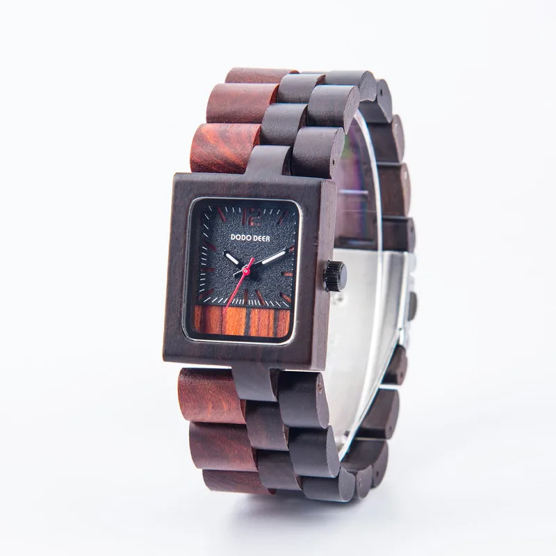 DODO DEER Unisex Square Watch Custom Engraved Unique Watch Male and female Wholesale Dropshipping Watch C14-2