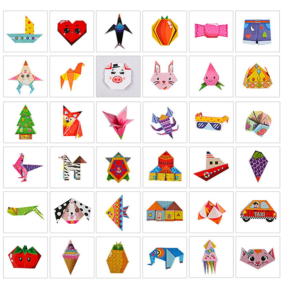 152pcs DIY Kids Craft Toy Montessori Toys 3D Cartoon Origami Handcraft Paper Craft Art Learning Educational Toys for Children 5 152pcs DIY Kids Craft Toy Montessori Toys 3D Cartoon Origami Handcraft Paper Craft Art Learning Educational Toys for Children 5