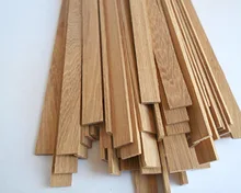 

10pcs 450x20mm Thickenss:2mm Teak Solid Wood Flat Wood Strip SheetsBaby House Ship Model Building Material