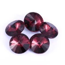 

30pcs Rivoli Crystal Glass Rhinestones Applique Fancy Stones for Craft Glue Christmas Clothing Garment Beads Jewelry Decoration