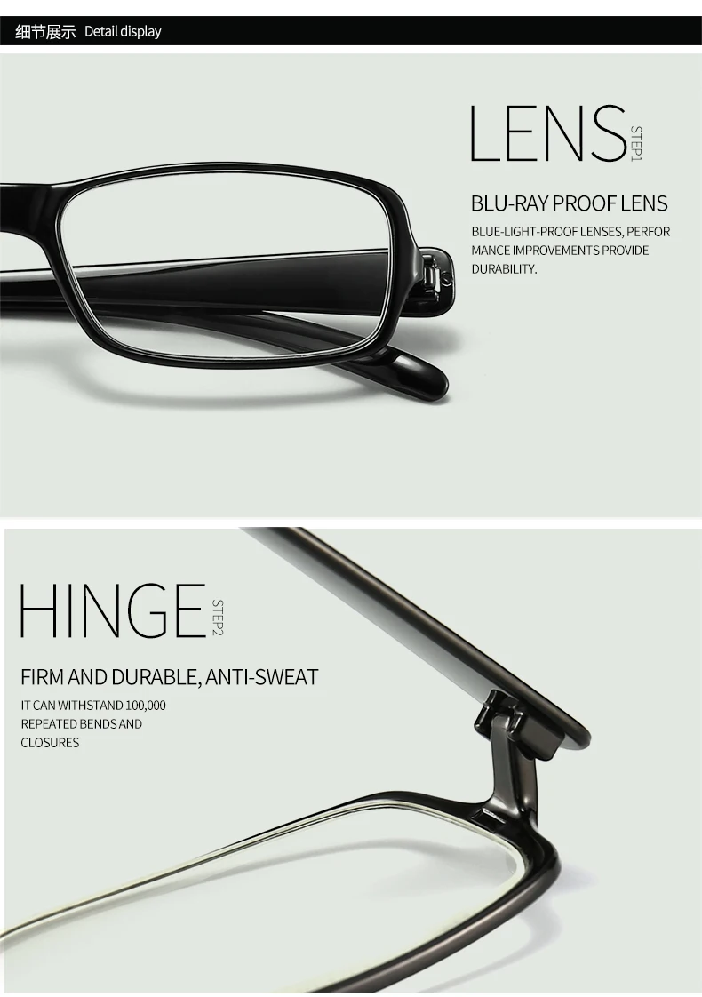 Унисекс очки для чтения 1,5 TR90 оправа акриловые линзы gafas de trabajo hombre черные очки по рецепту HC пластиковая оправа