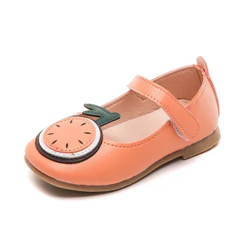 

2020 Autumn girls shoes baby princess shoes single shoes toddler soft bottom fruit pattern