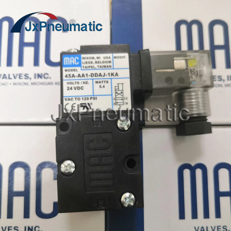 BOOGHIGC Elettrovalvola Ad Alta Frequenza A 4 Vie E 5 Vie 45A AA1 DDAA 1BA /DDFA/DDBA/DDAA Mac For Macchina Di Distribuzione Di Marcatura, 1 Pezzo(45A  BC1 DDFA 1BA - Foto 2