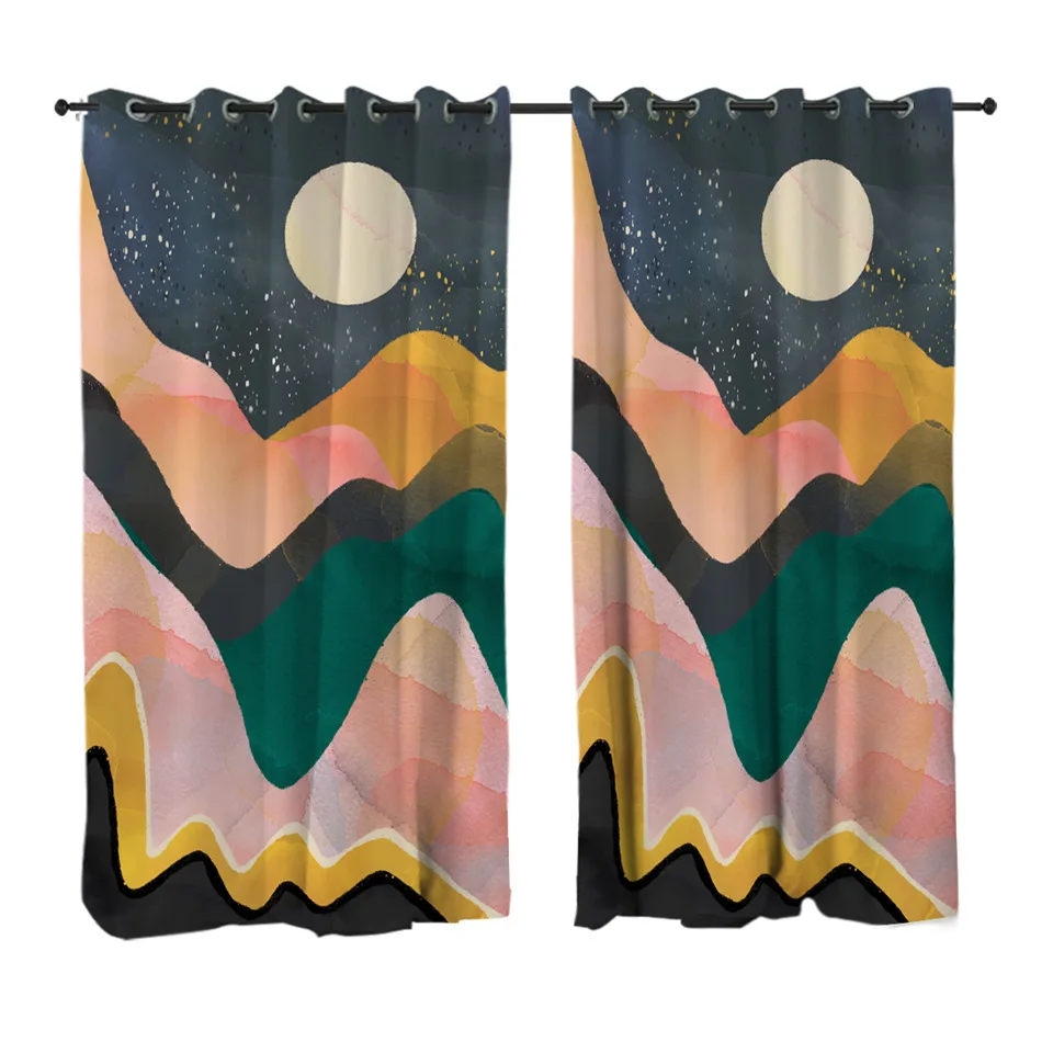 SW2386圆月山脉-白底-(1)