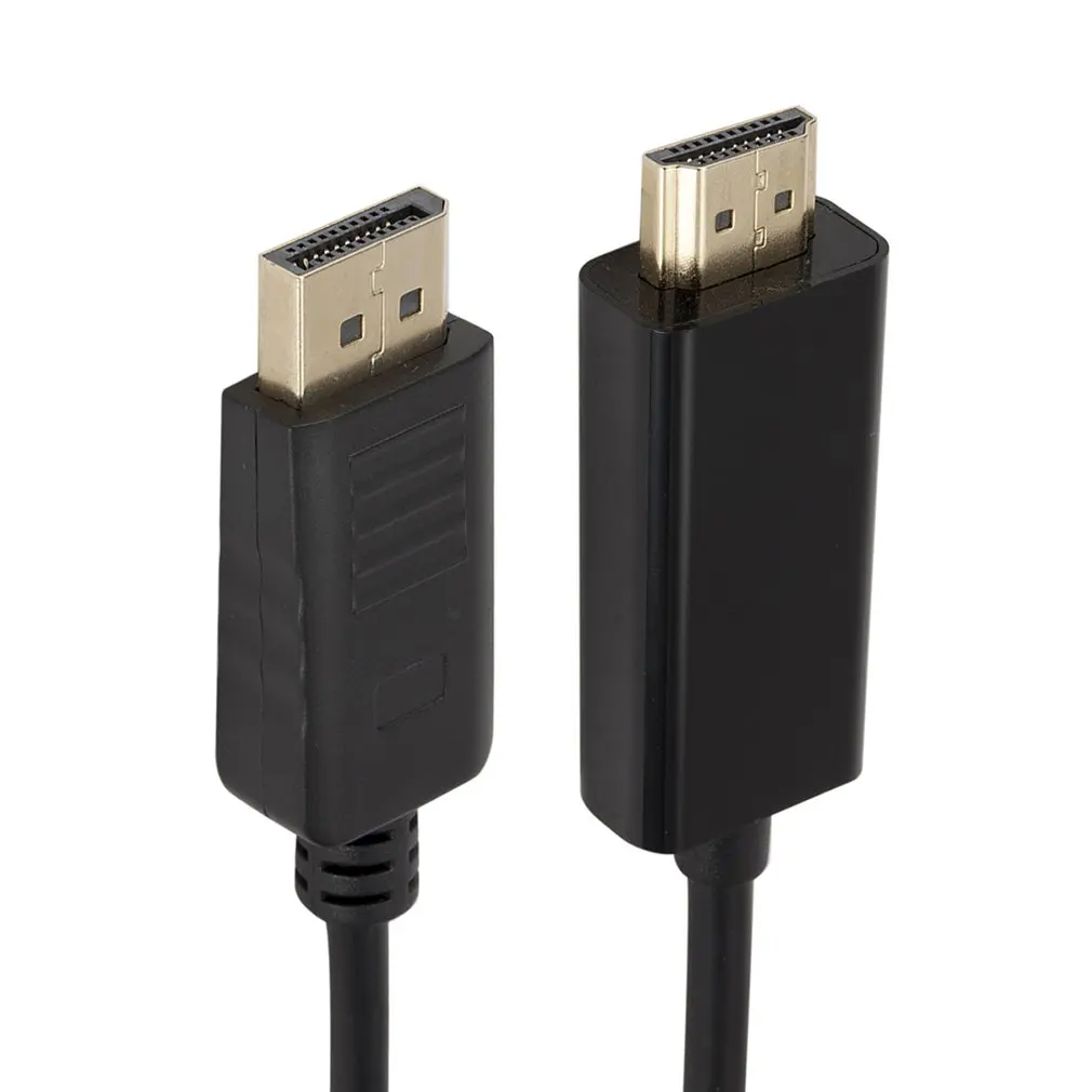 Сверхдлинный позолоченный кабель HDTV для ПК ноутбука DP HDMI 1080p 6 футов 1 8 м|Кабели HDMI|