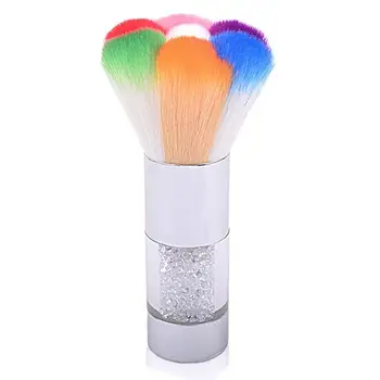 

Nail Brush,Nail Art Diamond Dust Remover Brush/Cosmetic Cheek Makeup (Multicolor)