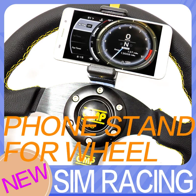PODTIG-Steering-wheel-mobile-phone-stand-dashboard-simracing-sim-racing ...