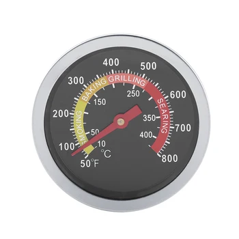 

50~800℉ Stainless Steel BBQ Thermometer Temperature Gauge for Barbecue Cooking