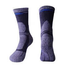 Утолщенные быстросохнущие носки для кемпинга, альпинизма, катания на лыжах, сноуборда, длинные мягкие термальные походные носки, теплые зимние спортивные носки