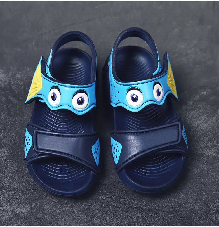 Новая детская обувь Летняя детская обувь принцессы для маленьких мальчиков и девочек пляжная водонепроницаемая обувь сандалии с мягкой подошвой для детей 0-4 лет