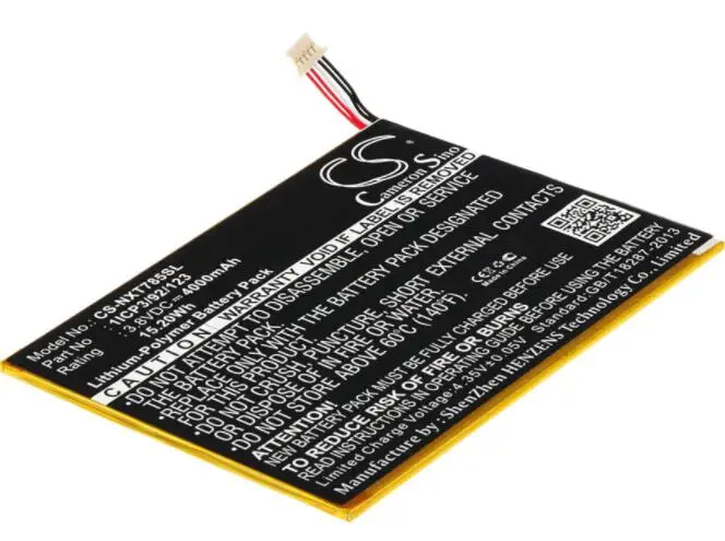 Cameron sino 4000 мА/ч, Батарея для NEXTBOOK NX785QC16G NX785QC8G 1ICP3/92/123 планшет Батарея