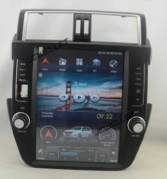

12.1" tesla style vertical screen Octa core Android 8.1 Car GPS radio Navigation for Toyota prado 2014-2017
