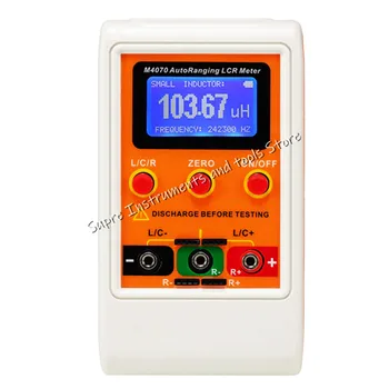 

M4070 AutoRanging LCR Meter Up to 100H 100mF 20MR, 1% accuracy 5 digit display Orange