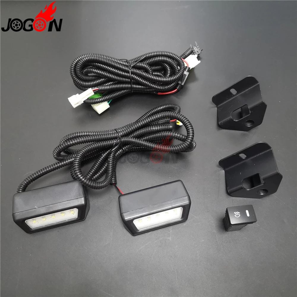 Для Toyota Land Cruiser FJ70 FJ76 FJ77 FJ78 FJ79 LC70 LC71 LC76 LC77 LC79 светодиодный спереди крыши налобный противотуманный фонарь дневные ходовые лампы