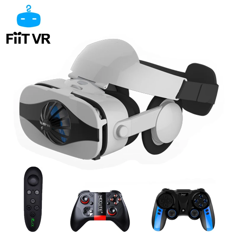 Viar шлем 3D VR очки Виртуальная реальность гарнитура для iPhone Android смартфон 3 D линзы