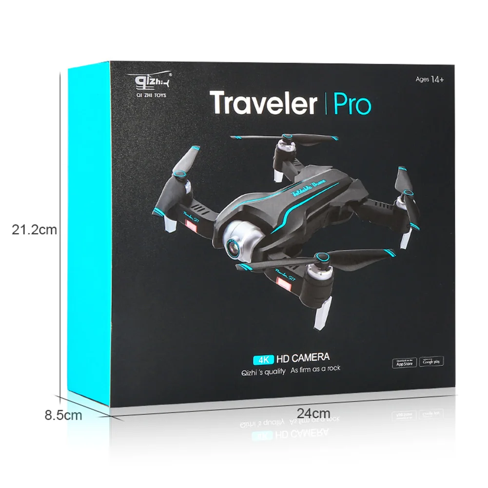 S17 игрушки двойной камеры перезаряжаемый Дрон черный FPV портативный RC Квадрокоптер wifi HD детский подарок в реальном времени Вертолет дистанционного складной