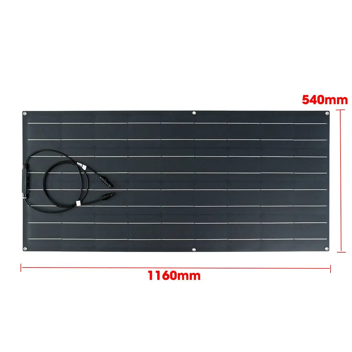 150W Панели солнечные MC4 полу-гибкая матовая Панель двумя внешними проводки с 10/20 Вт, 30 Вт, USB зарядом установки на солнечной батарее для кемпинга на открытом воздухе