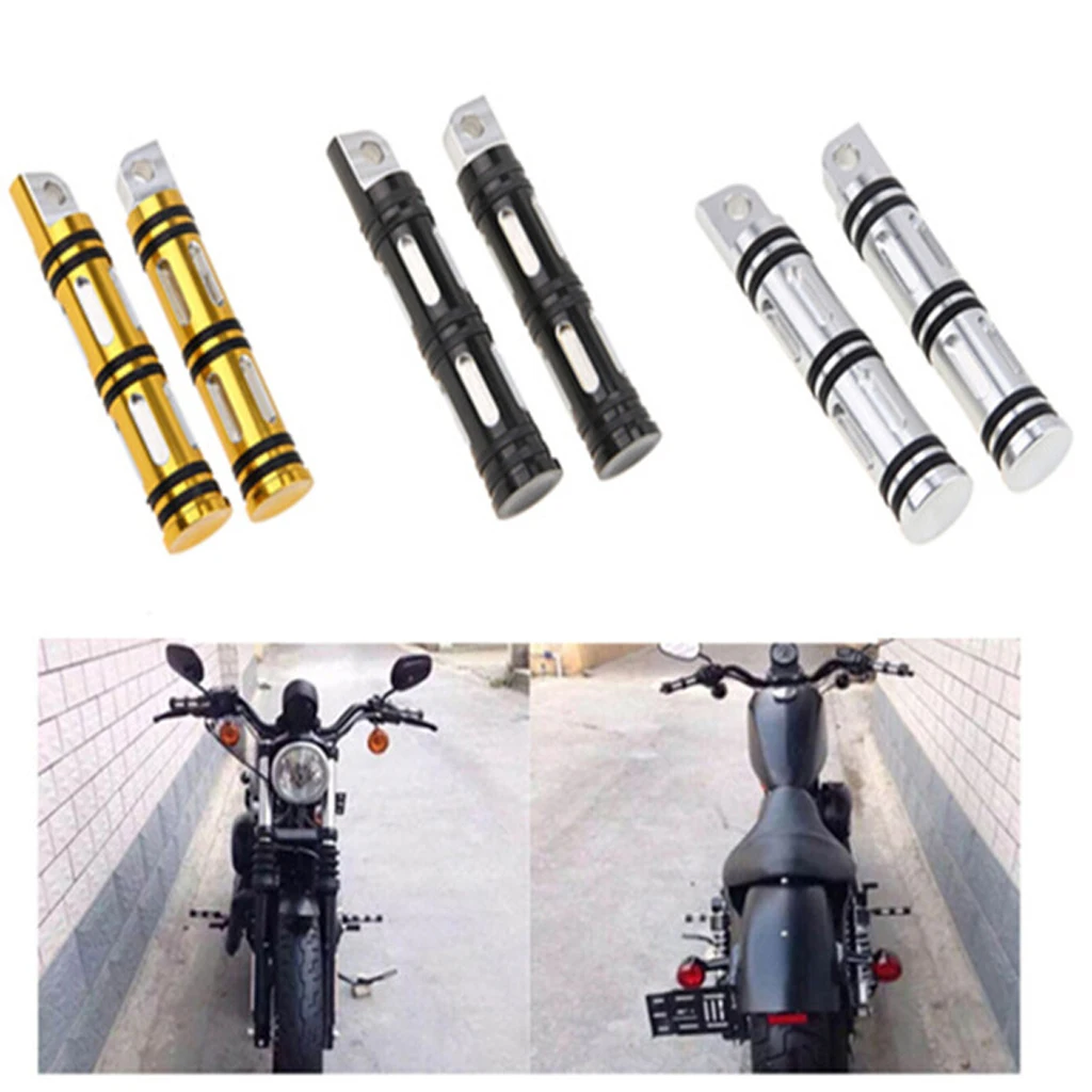 Черный Мотоцикл CNC подножка ног Peg для Sportster XL 1200 883 48