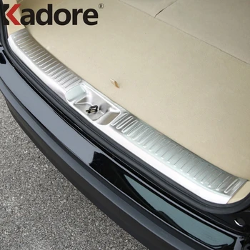 

For Toyota Highlander 2015-2019 Stainless Steel Rear Trunk Bumper Cover Trim Protector Guard Tailgate Door Sill Car Accessories