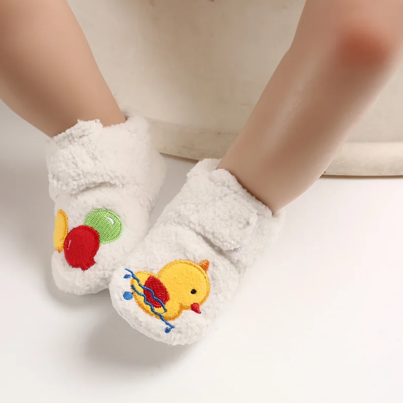 Explosion models winter 0-1 years old men and baby print animal pattern snow boots non-slip comfort baby baby toddler shoes