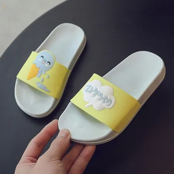 

Children Boys Girls Cartoon Slippers Flats Home Bathroom Beach Flip Flops for Summer NSV775