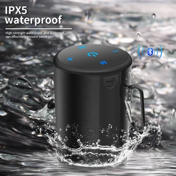 

Portable Bluetooth Speaker Outdoor Riding Wireless Speaker Loudspeakers Waterproof 3D Stereo Music Center System Support TF FM