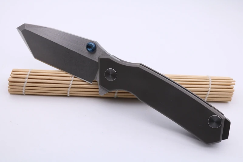 Высокое качество на заказ Skike Flippe складной нож пескоструйная обработка лезвие титановая ручка выживания тактический нож уличный карманный нож