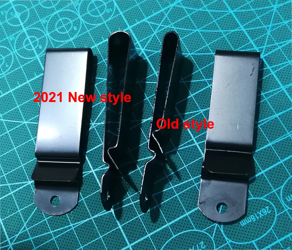 New style Holster Clip Metal Spring Belt kydex Sheath Black clip with screws 