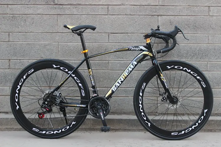 26-inch 60-knife Bend Bicycle Men and Women Road Race City Mountain Bike Variable Speed Dead Fly Double Disc Brake