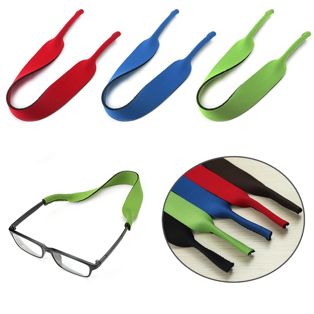 Neoprene String Sunglasses Band Strap rope Eyeglasses Strap Adjustable Head Band Floater Cord