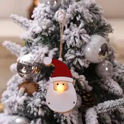 Рождественские вечерние украшения Kerst Decoratie рождественские светящиеся деревянные подвесная Елочная игрушка Висячие рождественские