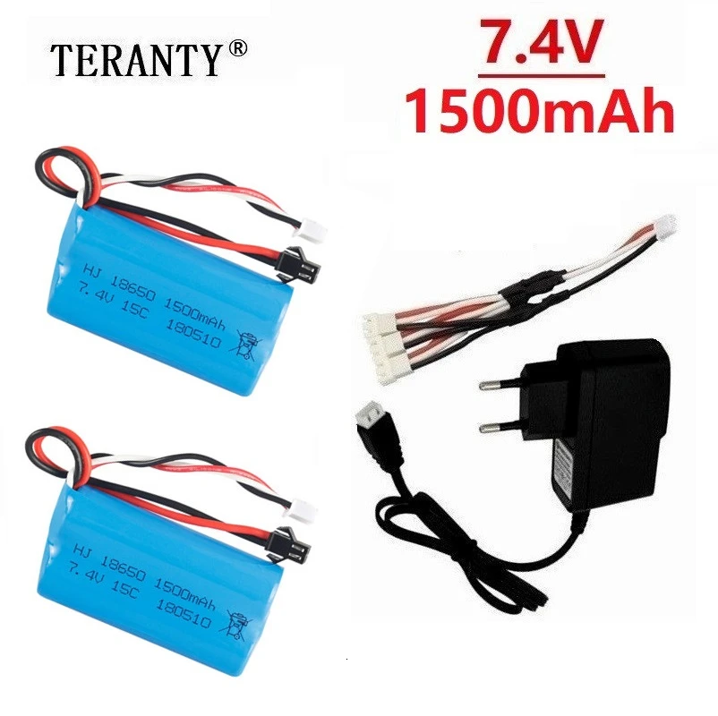(SM Plug) Литий Полимерный Аккумулятор 7 4 В 1500 мАч для ди U12A Syma S033g Q1 TK H101 18650
