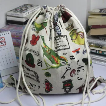 

Fashion Unisex Retro Printing Backpack Softback Women Drawstring Bag Mens Backpacks Mochilas Mujer 2020 #T1P