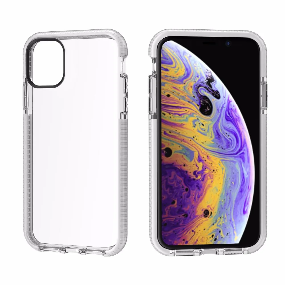 50 шт./партия, прозрачный ТПУ+ D30 чехол для iphone 6 7 8 X XS XR XS Max 6 7 8 plus 11 Pro Max задняя крышка чехол