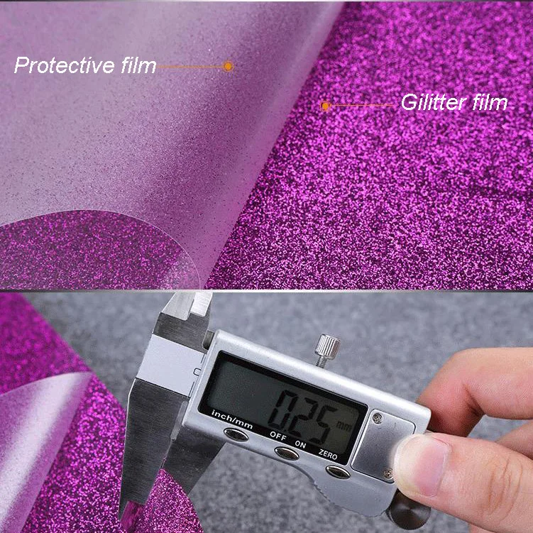 Heat Transfer Glitter Vinyl Iron On 6