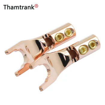 

10PCS/lot Copper Banana Plug 24K Gold Plated Screw Solder-free Banana Male Wire Connector Speaker Plug Adapter