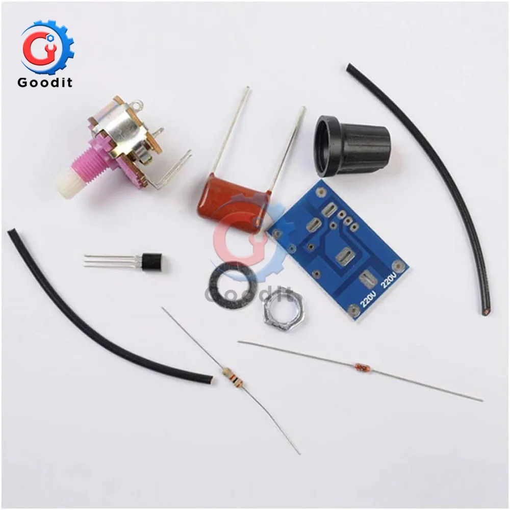 100 Вт модуль диммера с модулем регулировки скорости переключателя DIY Kit