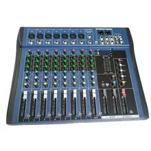 CT8 8 Channel Professional Stereo Mixer Live USB Studio Audio Sound Console Network Anchor Device Vocal Effect Processor