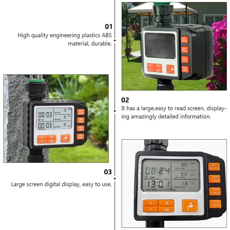 1 Pc Arrosage Automatique Water Timer Agriculture Temporizador Digital Irrigation Timer Automatic Sprinkler Timer For Garden