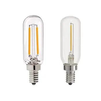 

BRELONG T25 Edison LED Filament Light Bulb Dimmable Candlestick tube 1W 2W E12 E14 110V 220V White Warm White